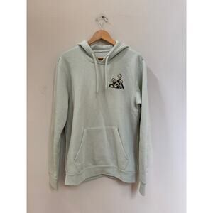 Adidas Men's Optimoticons Mint Green Hoodie Size Medium Basic Cozy Streetwear